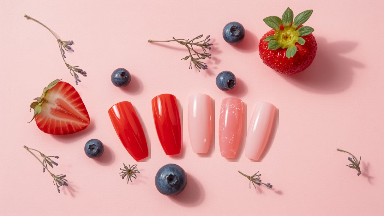 Strawberry jelly nail trend summer 2026