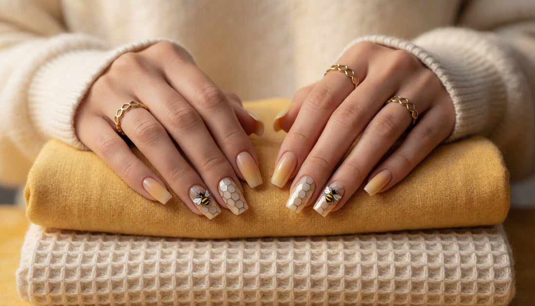 Honeycomb Bee Nail Art: 2026's Sweetest 3D Charm Trend