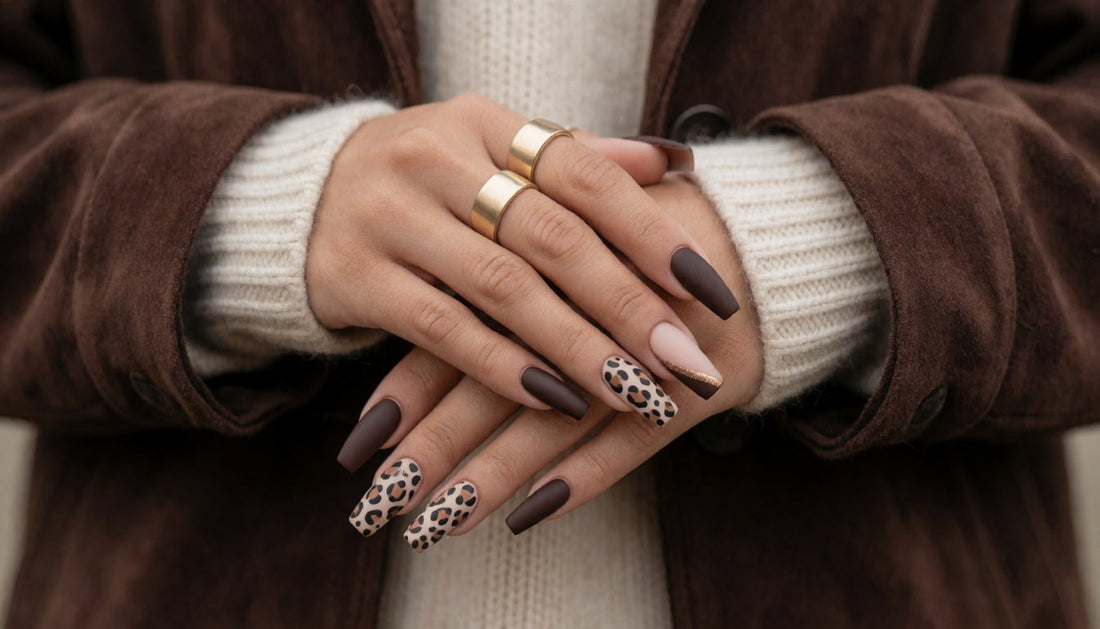Matte Espresso Leopard Nails: 2026's Boldest Animal Print Trend
