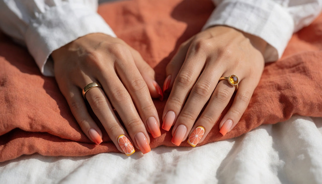 Coral Citrus Nails: 2026's Juiciest Summer French Ombré Trend