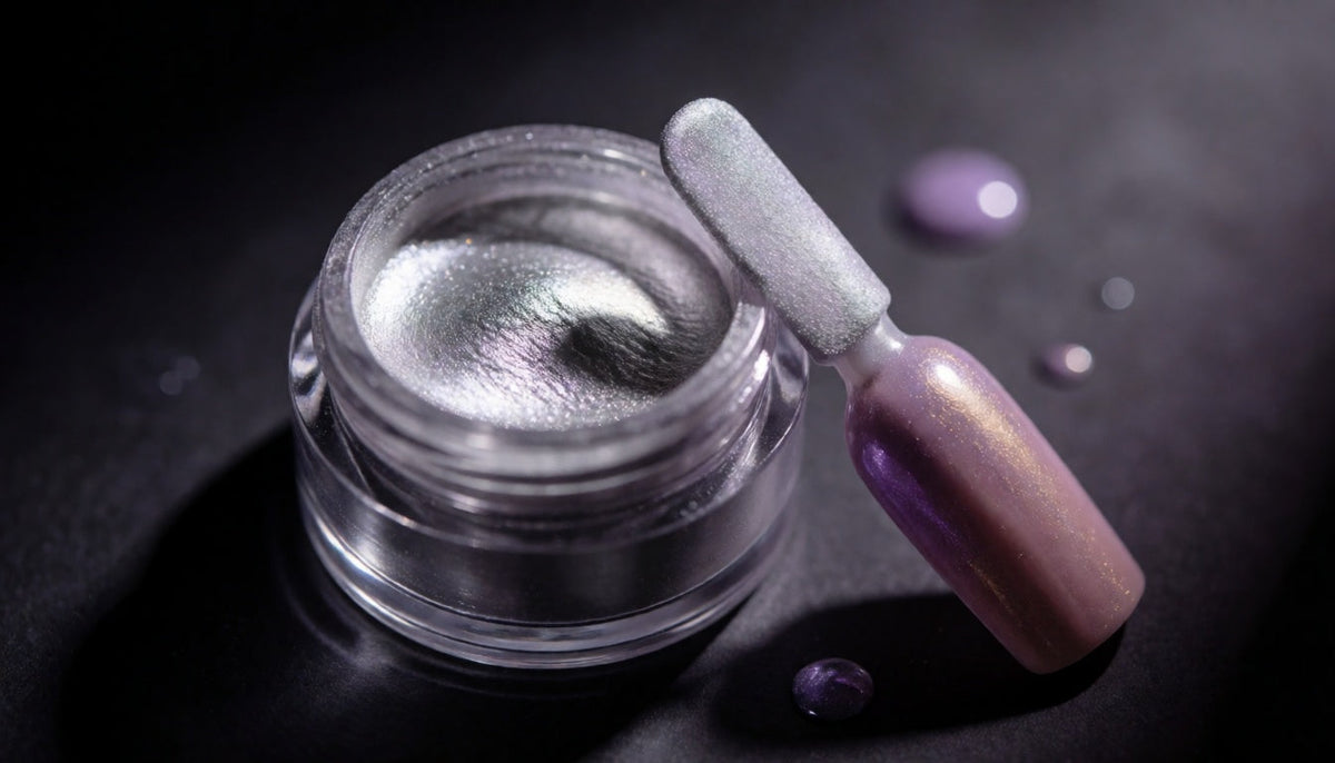 Chrome & Mirror Nail Powder: How to Get a Flawless Metallic Finish