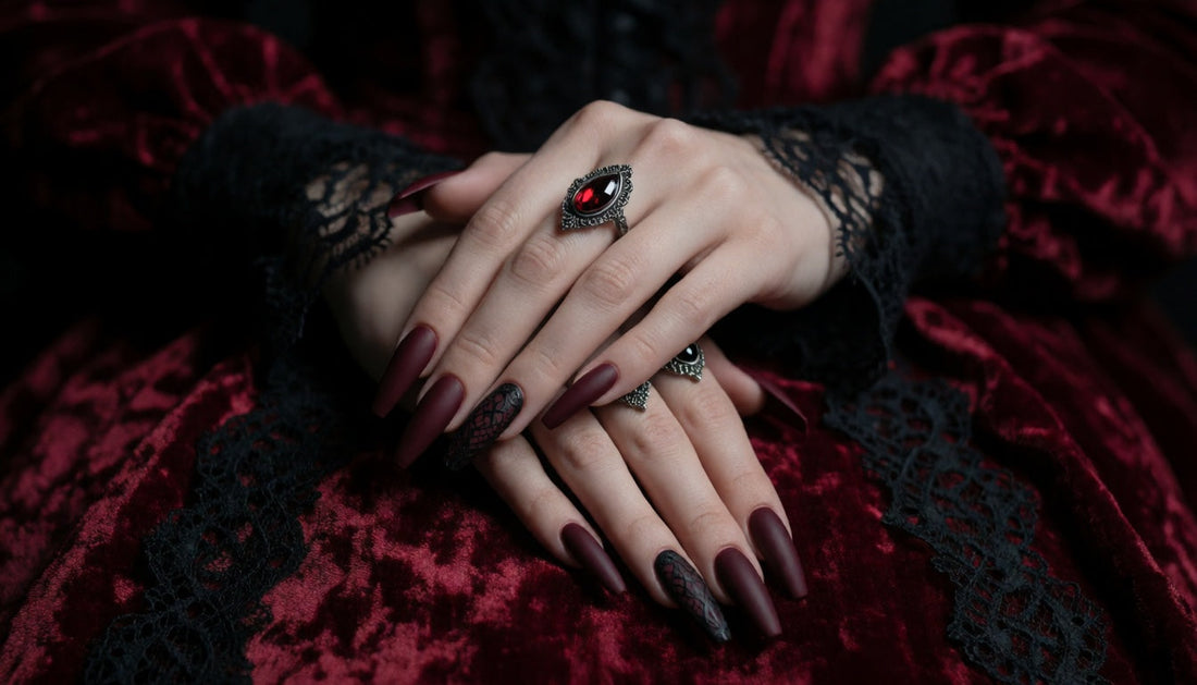 Gothic Lace Nails: 2026's Most Romantic Dark Manicure Trend