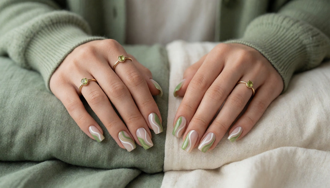 Matcha Swirl Nails: The Green Marble Manicure Taking Over 2026