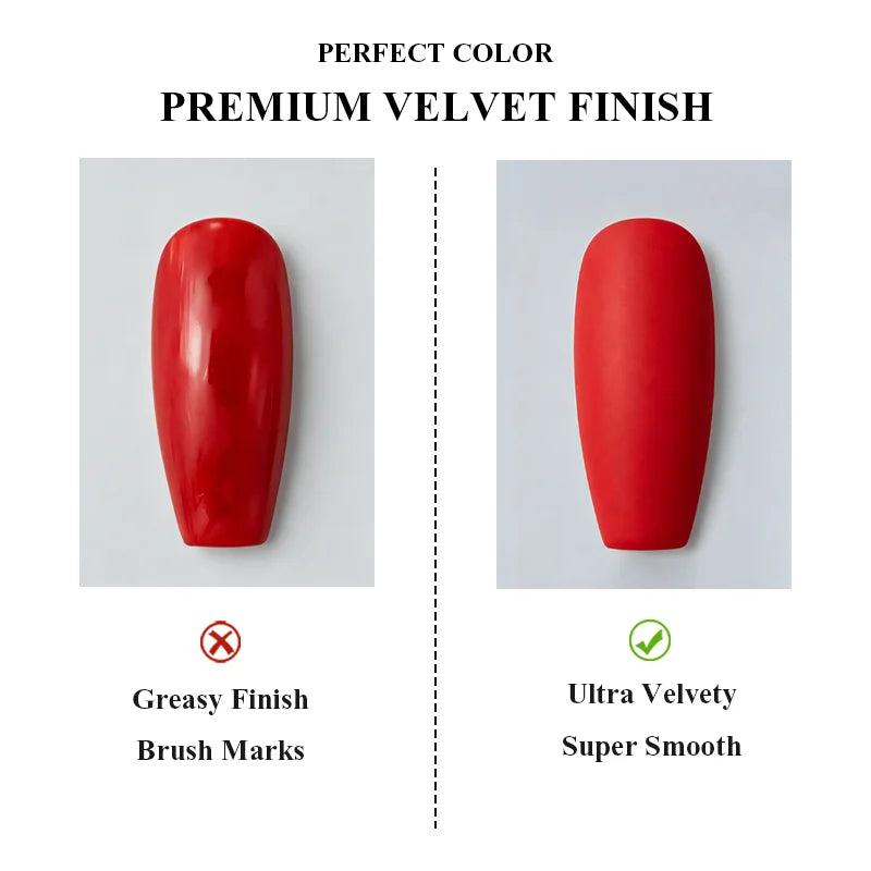 PERFECT COLOR Non-Stick Matte Top Coat – Anti-Stick No-Wipe Velvet Finish