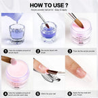 Acrylic Powder Liquid Monomer – Non-Yellowing Nail Extension & Carving Liquid