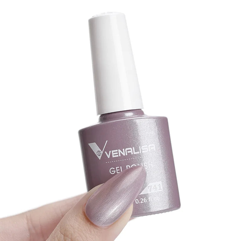 VENALISA Nail Gel Polish Range – No-Wipe Top, Matte Top & Base Coat, 100+ Colors