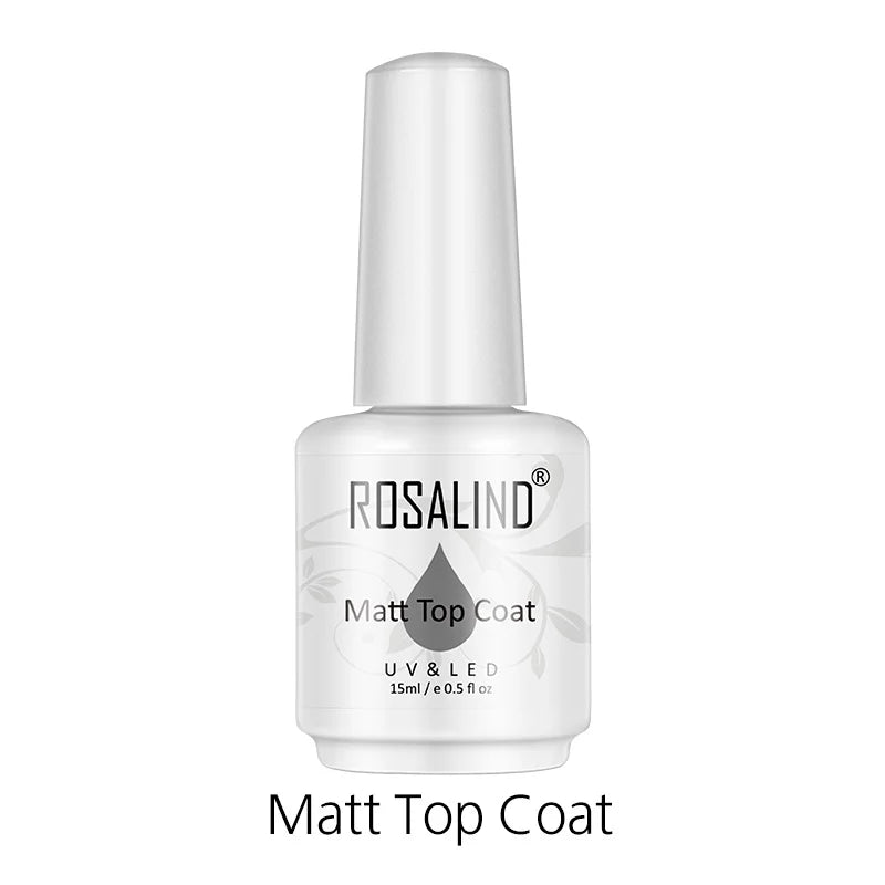 ROSALIND 15ML Nail Dehydrator Gel Polish Nail Primer No Need Curing Air Dry For Nails Art Base Top Coat Long Lasting Gel Lacquer