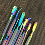 Lurayee Stainless Steel Cuticle Pusher & Gel Polish Scraper