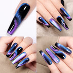 LILYCUTE 9D Cat Magnetic Gel Nail Polish – Iridescent Soak Off UV LED Manicure Gel