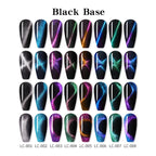 LILYCUTE 9D Cat Magnetic Gel Nail Polish – Iridescent Soak Off UV LED Manicure Gel
