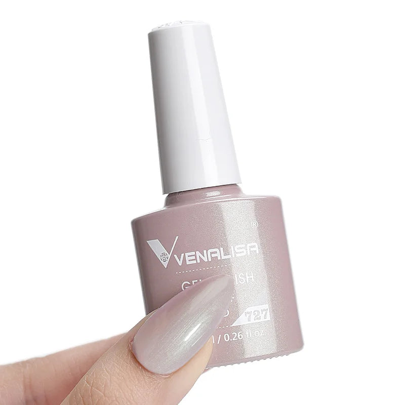 VENALISA Nail Gel Polish Range – No-Wipe Top, Matte Top & Base Coat, 100+ Colors