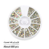 680 pcs crystal AB