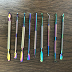 Lurayee Stainless Steel Cuticle Pusher & Gel Polish Scraper