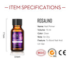 ROSALIND Nail Dehydrator & Primer – No-Cure Air-Dry Gel Polish System