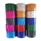 Mezerdoo Holographic Chameleon Nail Foil Roll – Full-Cover Transfer Sticker, 8 Colors
