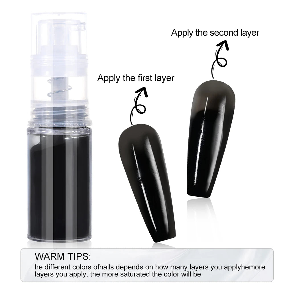 12styles Nail Art Spray Powder Color Gradient Ombre Spray For Nail Create A Few Seconds To Achieve A Gradient Effect Pigment|