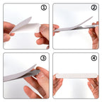 Straight Stick Replacement Nail Art Files – Metal Handle, 100/180/240 Grit