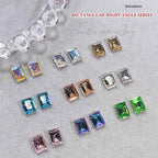 K9 Glass Crystal Nail Rhinestones – Dazzling Diamond-Like Flatback Gems, 50 Pieces