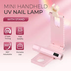 Cordless Handheld UV/LED Nail Lamp Stand – Rechargeable USB Gel Nail Dryer