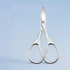 Multi-Purpose Curved Blade Manicure Scissors – Nail, Eyebrow & Eyelash Trimmer
