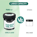 Nailpop Milky Smooth Builder Gel – Nail Extension UV/LED Hard Gel