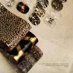 Kaniu Leopard Print Nail Transfer Paper – Water-Soluble Animal Print Foils, 10 Rolls