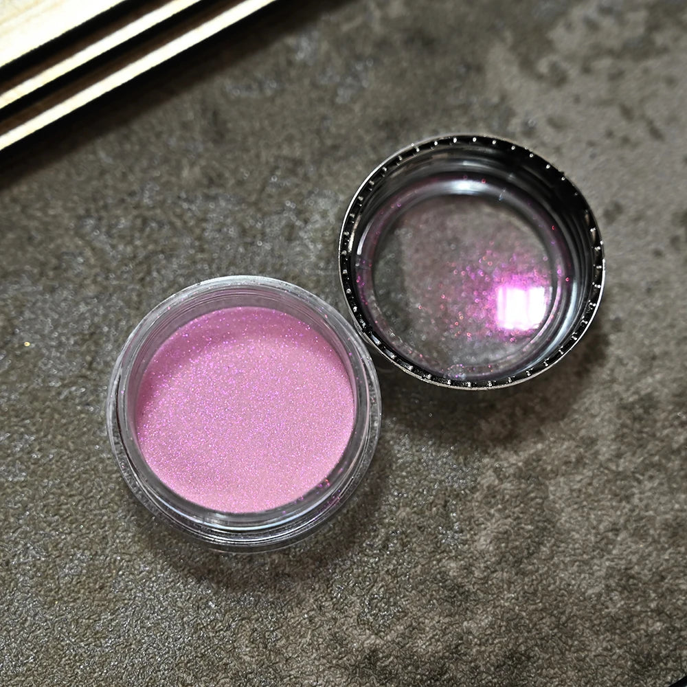1Jar 0.2g Aurora Pearl Mirror Effect Nail Powders Aurora Chrome Mermaid Nails Art Powder Rainbow AB Glitter Rubbing Dust Pigment