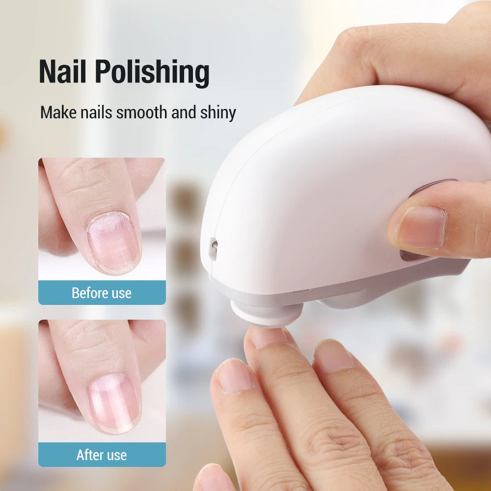 3-in-1 Electric Nail Clipper – Automatic Trimmer, Grinder & Polisher