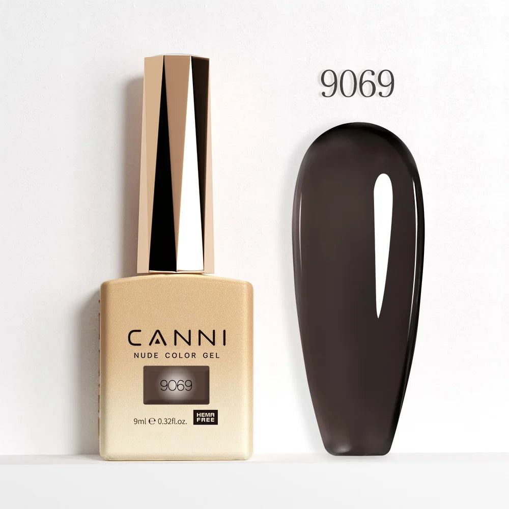 CANNI 9ml Gel Nail Polish 144Colors HEMA/TPO FREE Gorgeous Color Full Coverage Soak Off UV LED Semi Permanent Gel Varnish  Nails