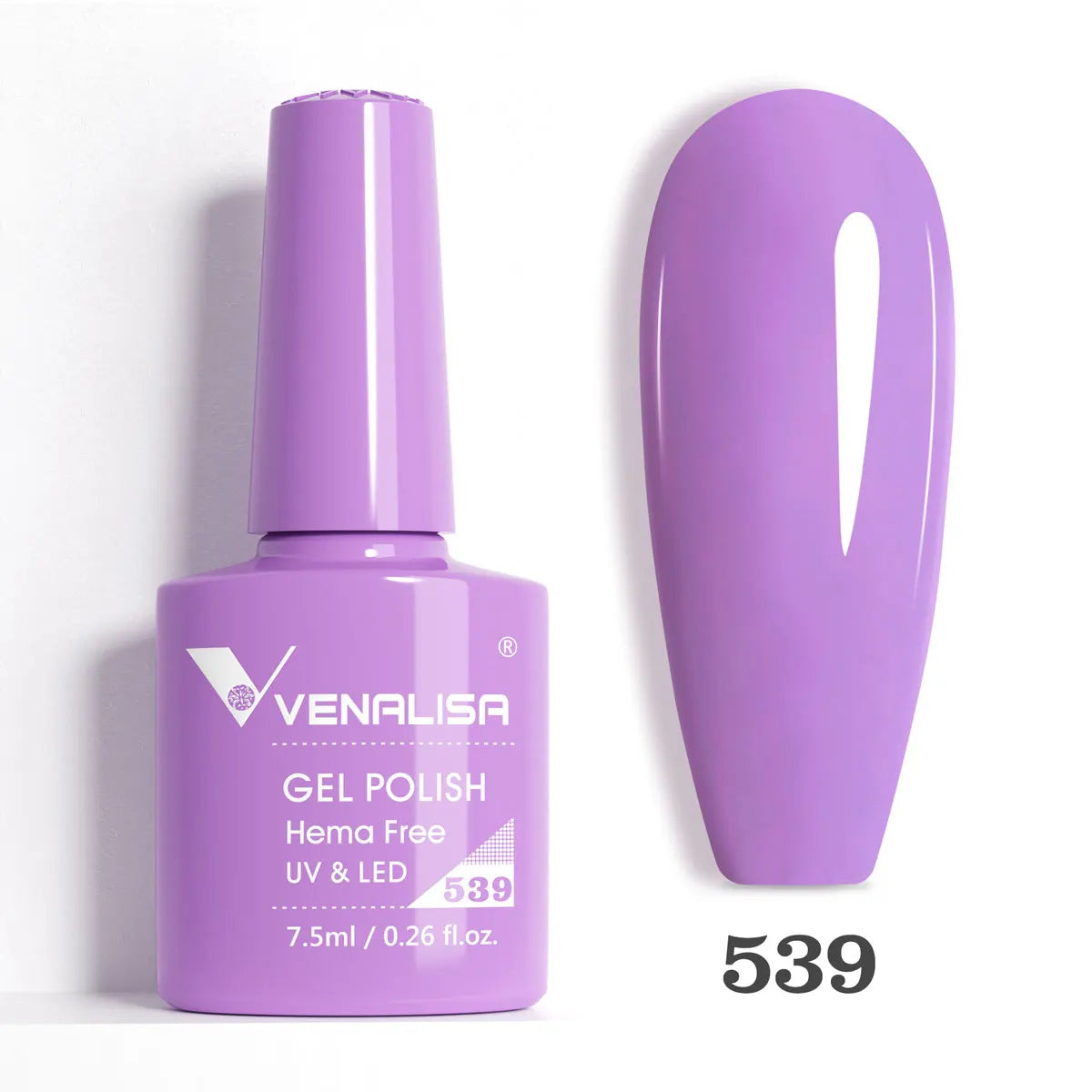 VENALISA 7.5ml Nail Gel Polish VIP5 HEMA Free Semi Permanent Soak off UV LED Nail Gel Varnish Full Coverage Nail Gel Lacquer