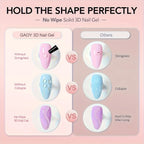 3D Nail Art Modeling Gel – Sculpting & Painting Gel for Autumn/Winter Nail Design