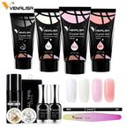 VENALISA Self-Leveling Poly Nail Gel – Natural Pink Camouflage Extension Gel, 26 Colors