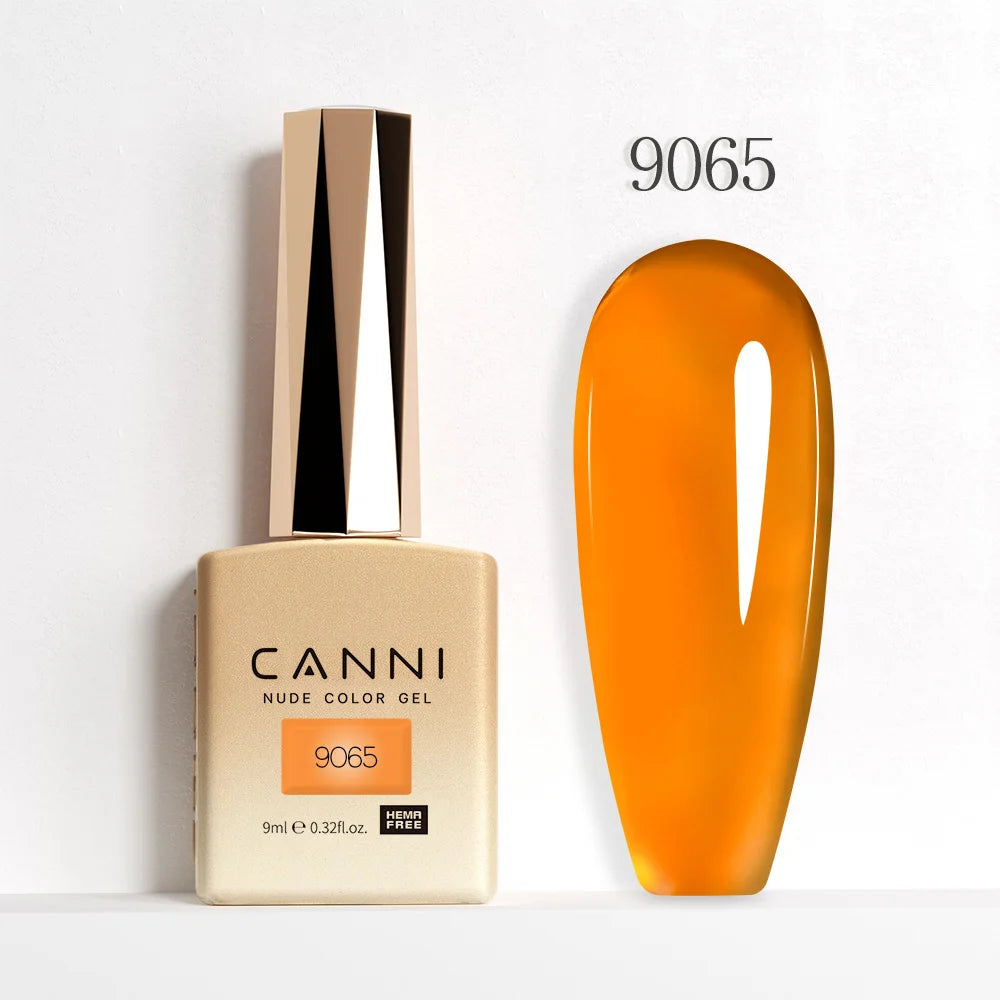 CANNI 9ml Gel Nail Polish 144Colors HEMA/TPO FREE Gorgeous Color Full Coverage Soak Off UV LED Semi Permanent Gel Varnish  Nails