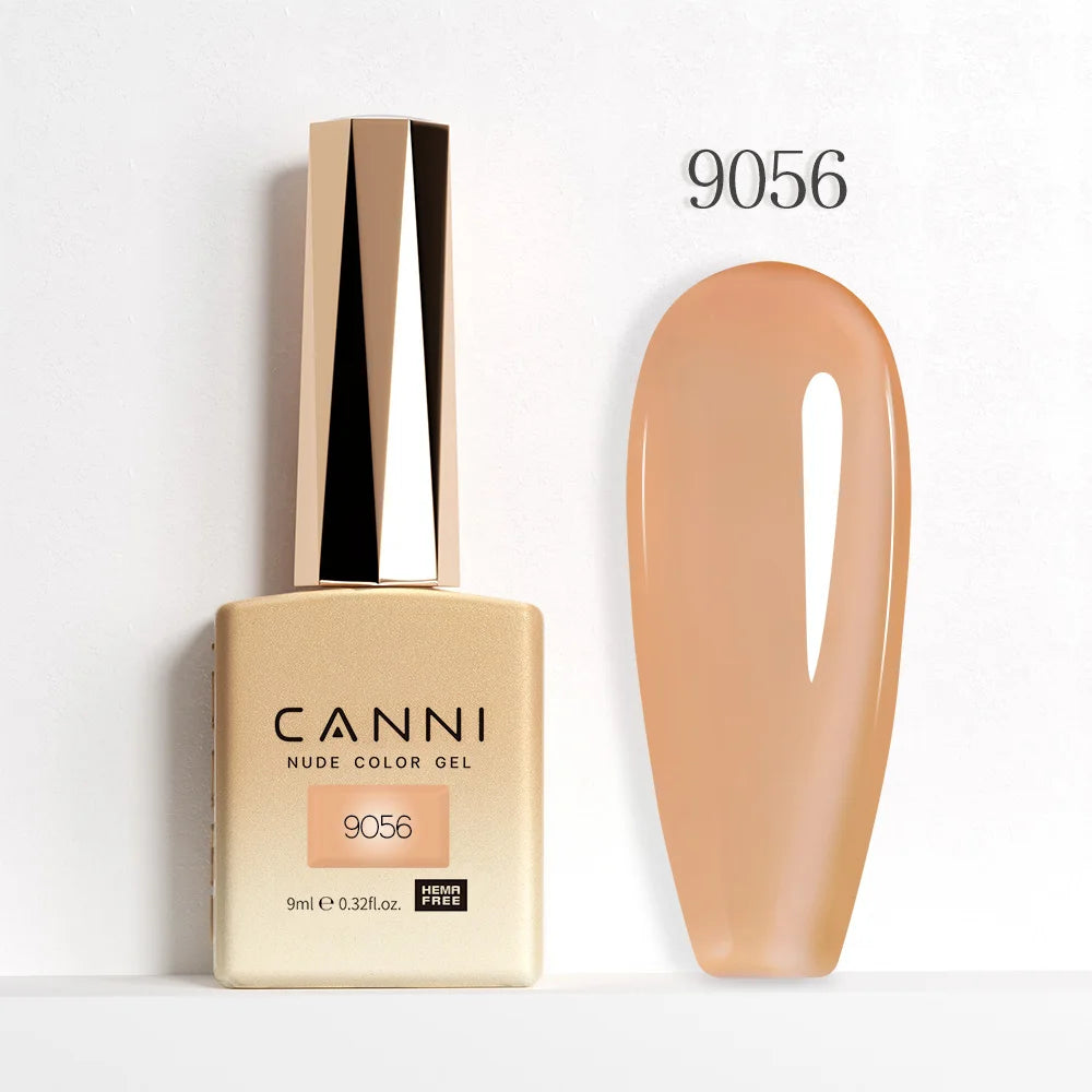CANNI 9ml Gel Nail Polish 144Colors HEMA/TPO FREE Gorgeous Color Full Coverage Soak Off UV LED Semi Permanent Gel Varnish  Nails