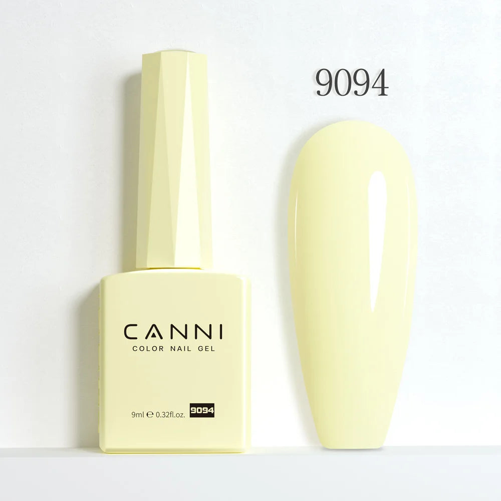 CANNI 9ml Gel Nail Polish 144Colors HEMA/TPO FREE Gorgeous Color Full Coverage Soak Off UV LED Semi Permanent Gel Varnish  Nails