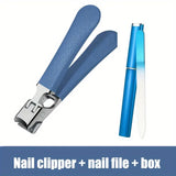 Blue Nail File Box
