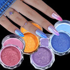 Moonlight Pearl Pink Gradient Chrome Powder – Aurora Shell Mirror Pigment