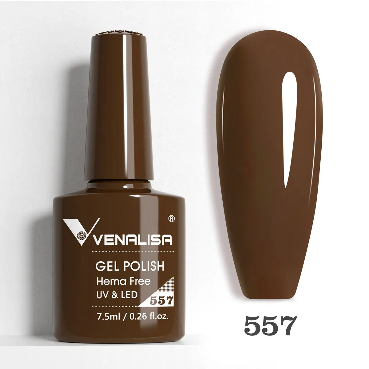 VENALISA 7.5ml Nail Gel Polish VIP5 HEMA Free Semi Permanent Soak off UV LED Nail Gel Varnish Full Coverage Nail Gel Lacquer