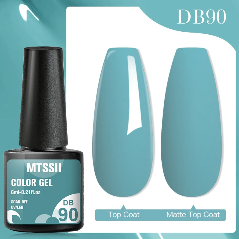 Mtssii Glitter Sequins Gel Nail Polish – Sparkling Soak-Off UV/LED Gel