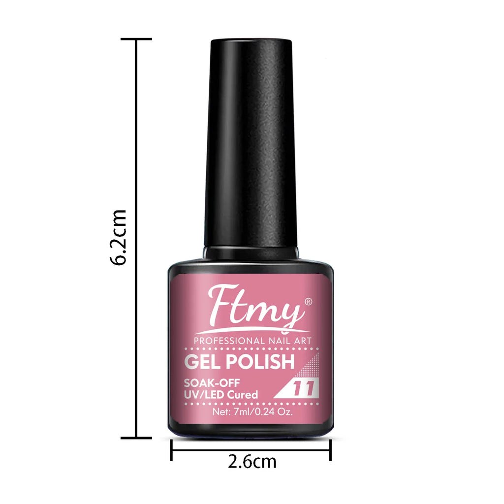 1pcs Colors Bright and Vibrant Gel Nail Polish - Perfect for Spring and Summer Manicures - UV/LED Soak Off Varnish for DIY Nail