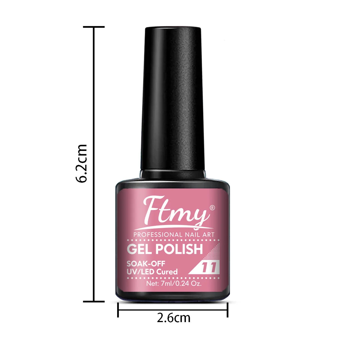 1pcs Colors Bright and Vibrant Gel Nail Polish - Perfect for Spring and Summer Manicures - UV/LED Soak Off Varnish for DIY Nail
