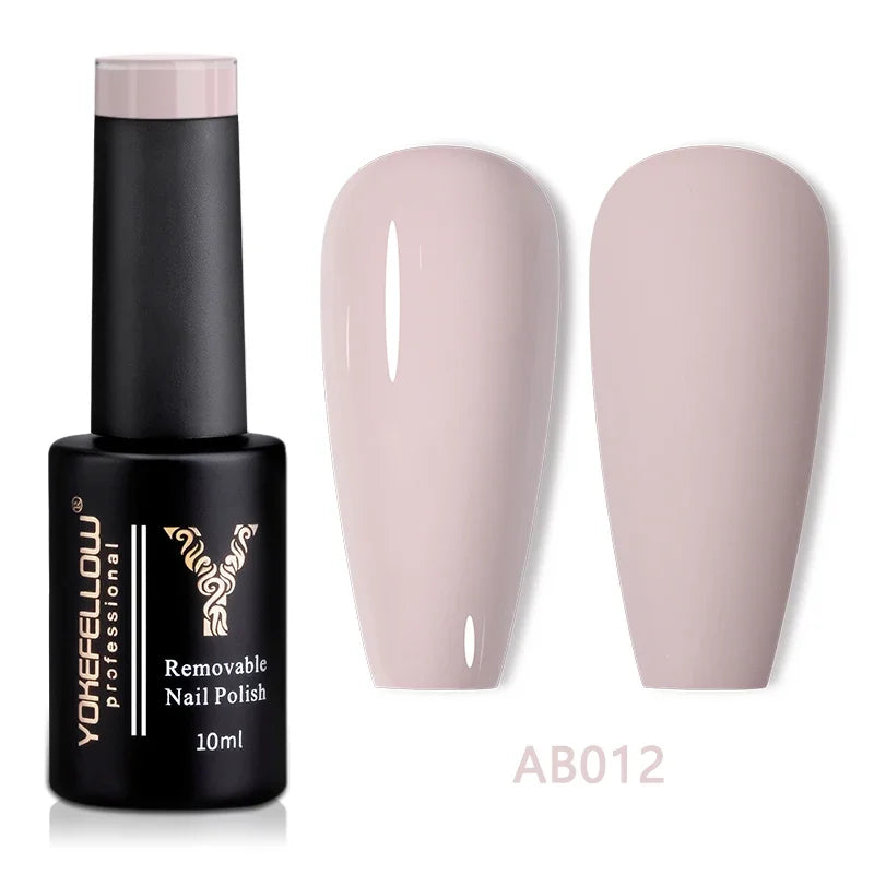 YOKEFELLOW 10ML Glow in the Dark Gel Nail Polish Luminous Neon Gel Polish Summer Semi Permanent Soak Off Nail Art UV Varnish