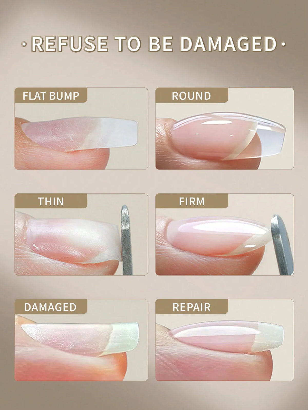 Transparent Construction Primer Gel – Nail Strengthener Base Coat, 2/4pc