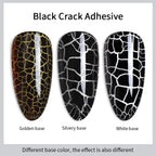 RSNAIL Crackle Gel Nail Polish – Natural Dry Marble Cracking Effect