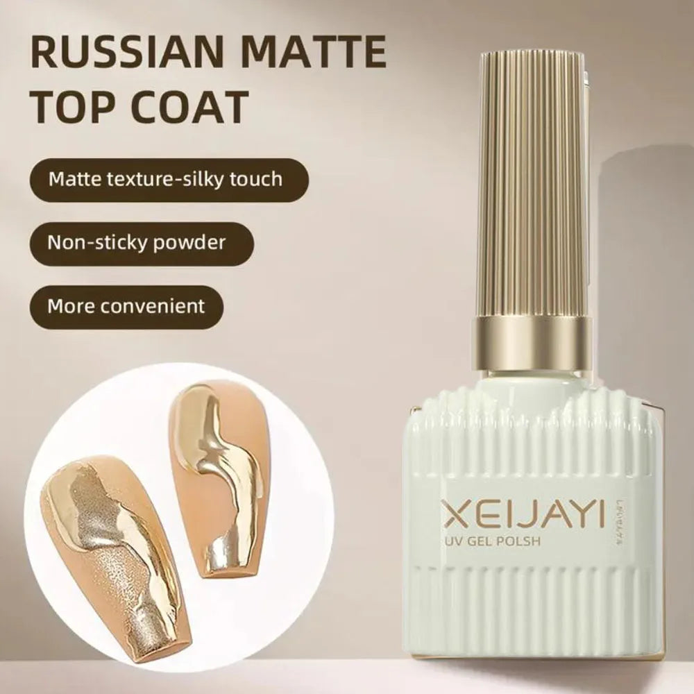 XEIJAYI Russian Matte Rubber Top Coat – Neon Art Seal Gel Polish