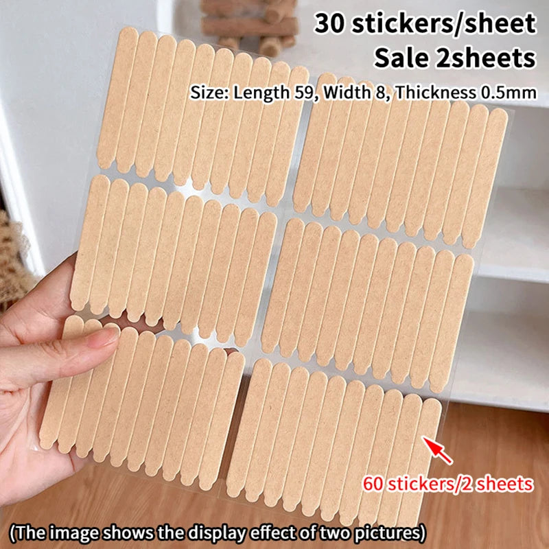 Shmacax Transparent Double-Sided Nail Adhesive Tape – Display Stand & Practice Tool