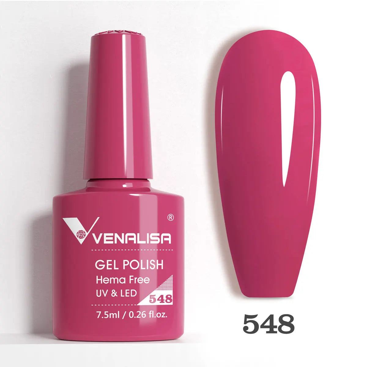 VENALISA 7.5ml Nail Gel Polish VIP5 HEMA Free Semi Permanent Soak off UV LED Nail Gel Varnish Full Coverage Nail Gel Lacquer