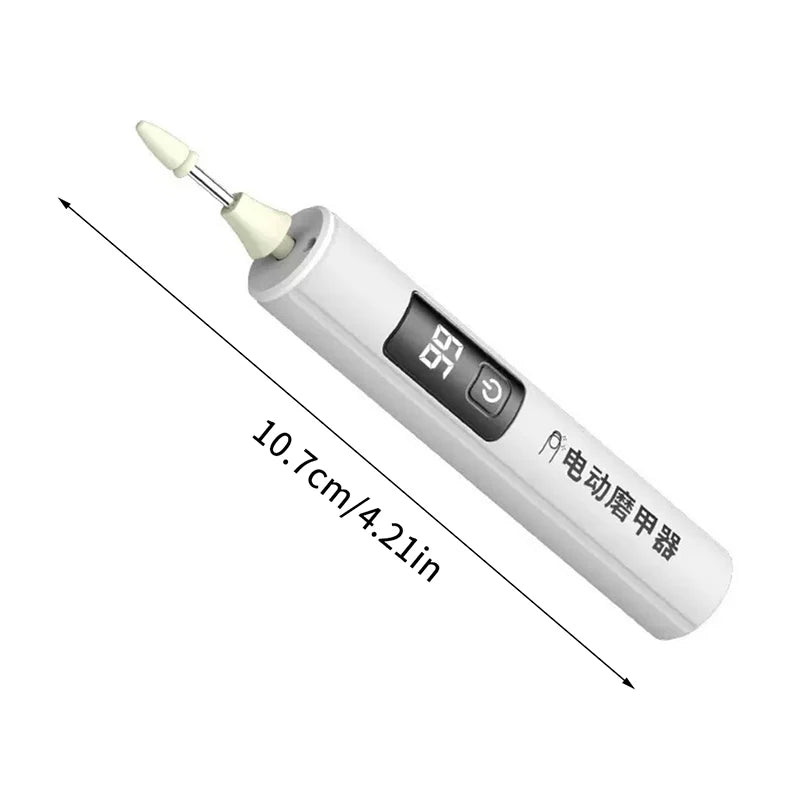 2/4Pc Wireless Nail Drill 35000RPM Manicure Cutter Nail RepairPedicure Milling Cutter Polisher Sander USB Rechargeable NailFile