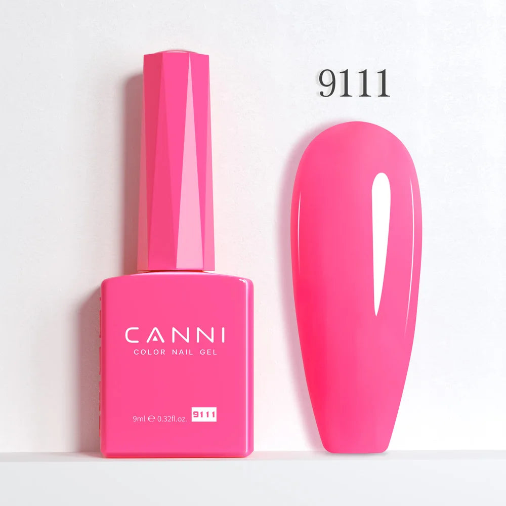CANNI 9ml Gel Nail Polish 144Colors HEMA/TPO FREE Gorgeous Color Full Coverage Soak Off UV LED Semi Permanent Gel Varnish  Nails