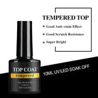 NAILCO Tempered Top Coat – Matte, Base, Blooming & Reinforce Gel Range